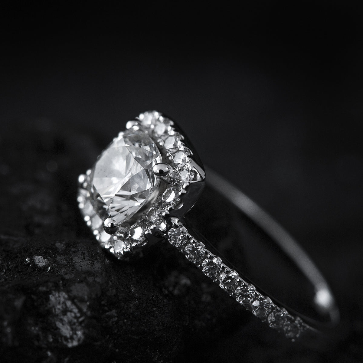Cushion Engagement Ring